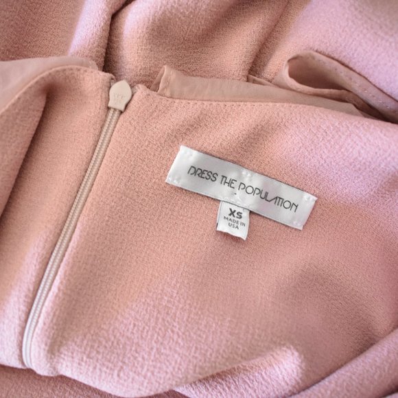 Dress The Population Diana Cold Shoulder Slit Maxi Dress - Picture 7 of 15